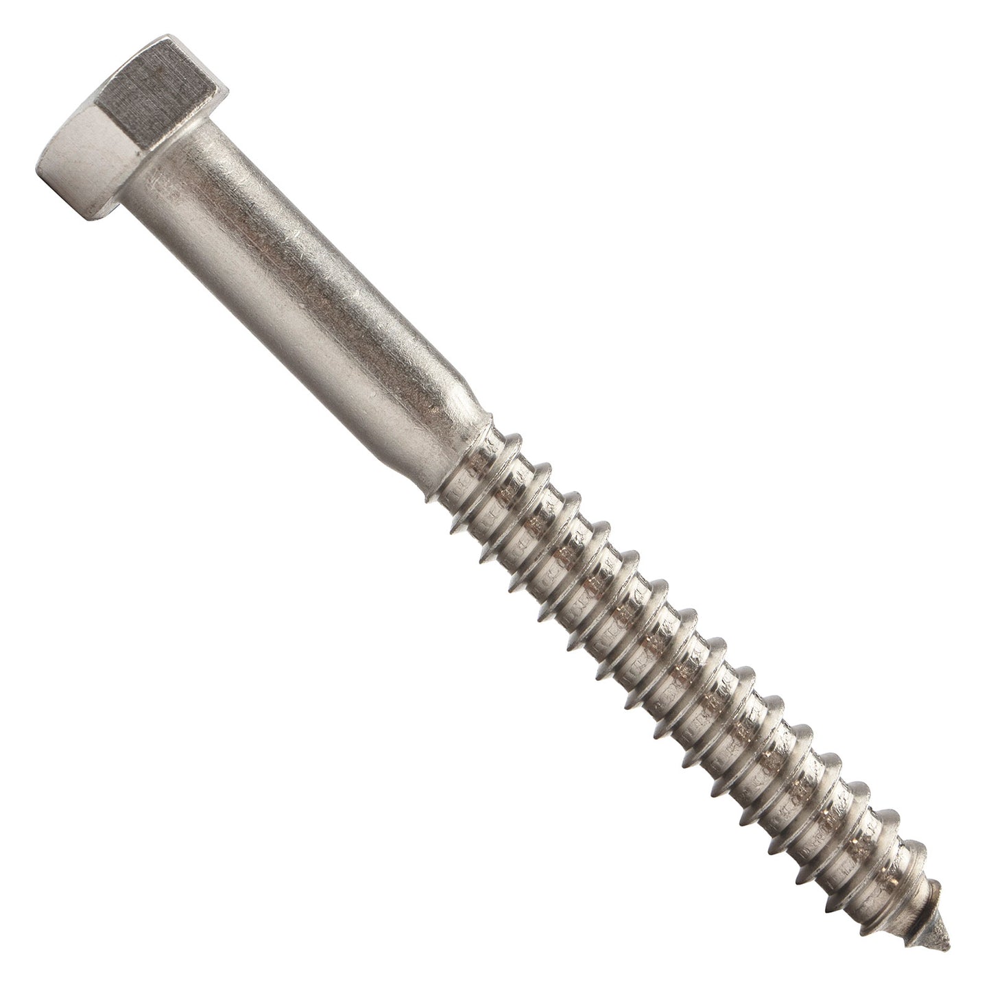 1/2"-6 x 4-1/2" Conquest Hex Head Lag Bolt for Wood - 316 Stainless Steel