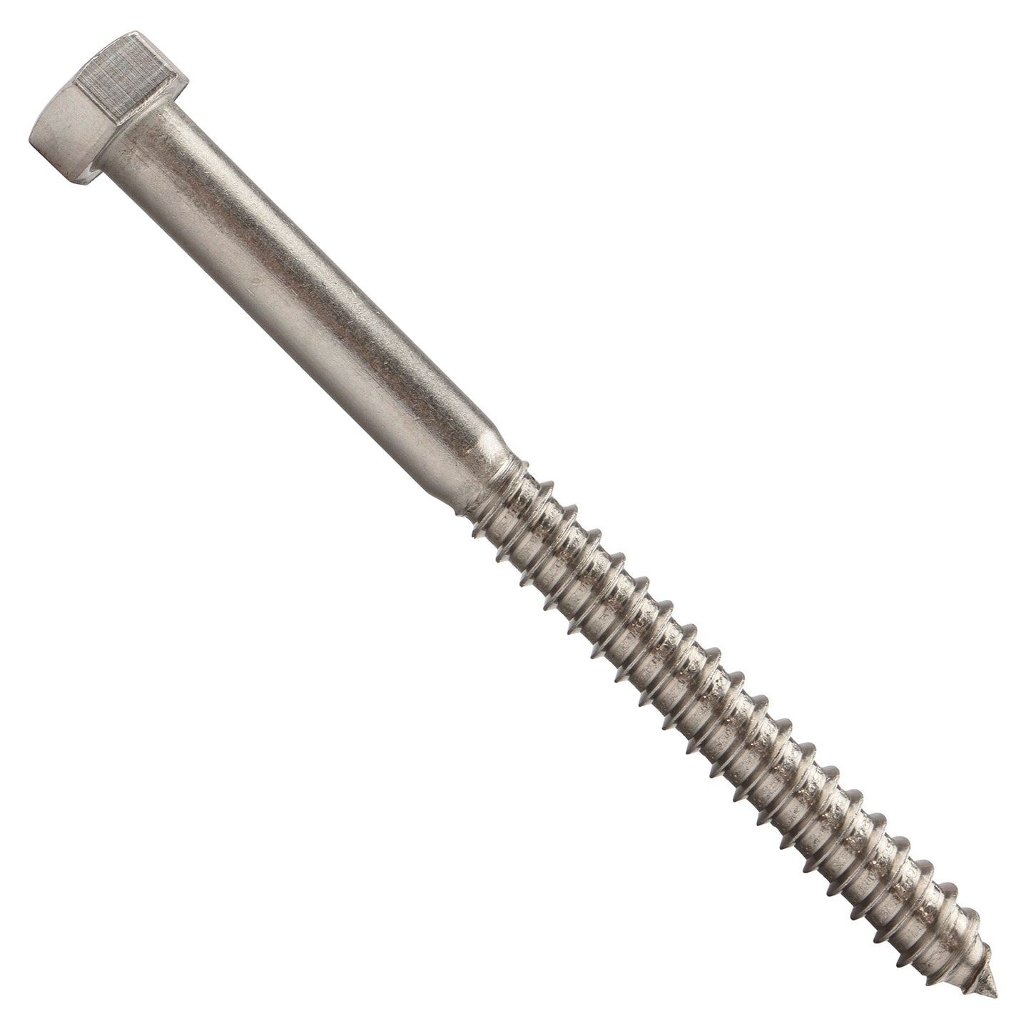 1/2"-6 x 6" Conquest Hex Head Lag Bolt for Wood - 316 Stainless Steel