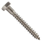 1/4"-10 x 2" Conquest Hex Head Lag Bolt for Wood - 316 Stainless Steel