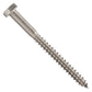 1/4"-10 x 3" Conquest Hex Head Lag Bolt for Wood - 316 Stainless Steel