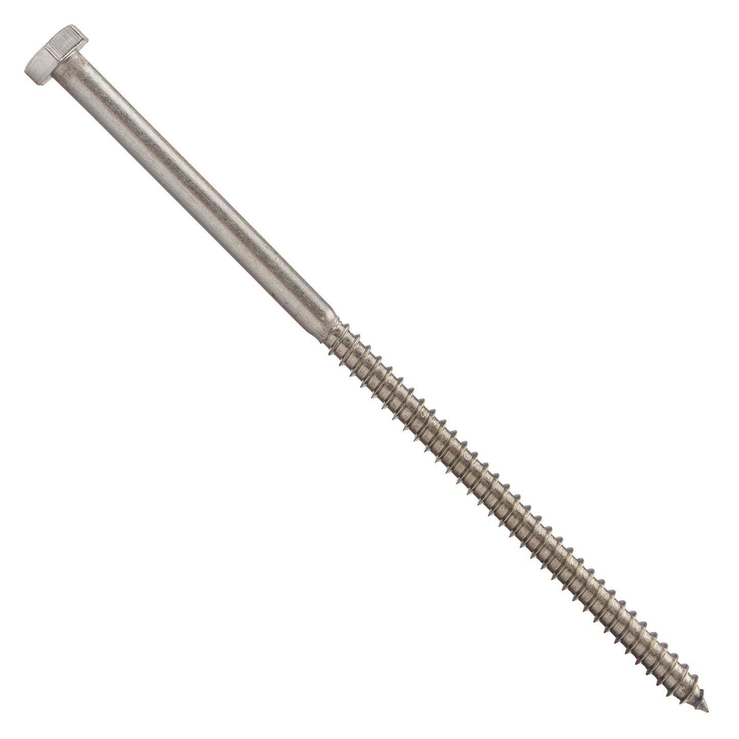 1/4"-10 x 6" Conquest Hex Head Lag Bolt for Wood - 316 Stainless Steel