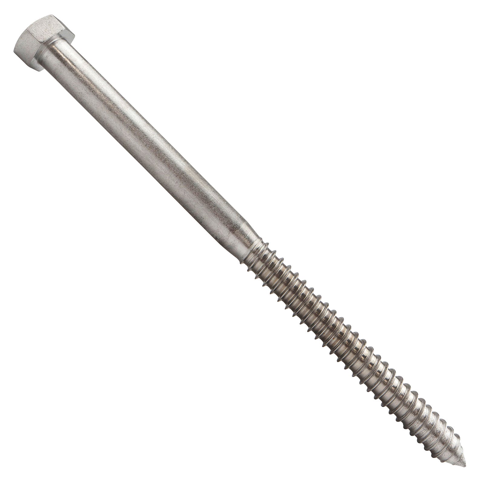 3/4"-4-1/2 x 12" Conquest Hex Head Lag Bolt for Wood - 316 Stainless Steel