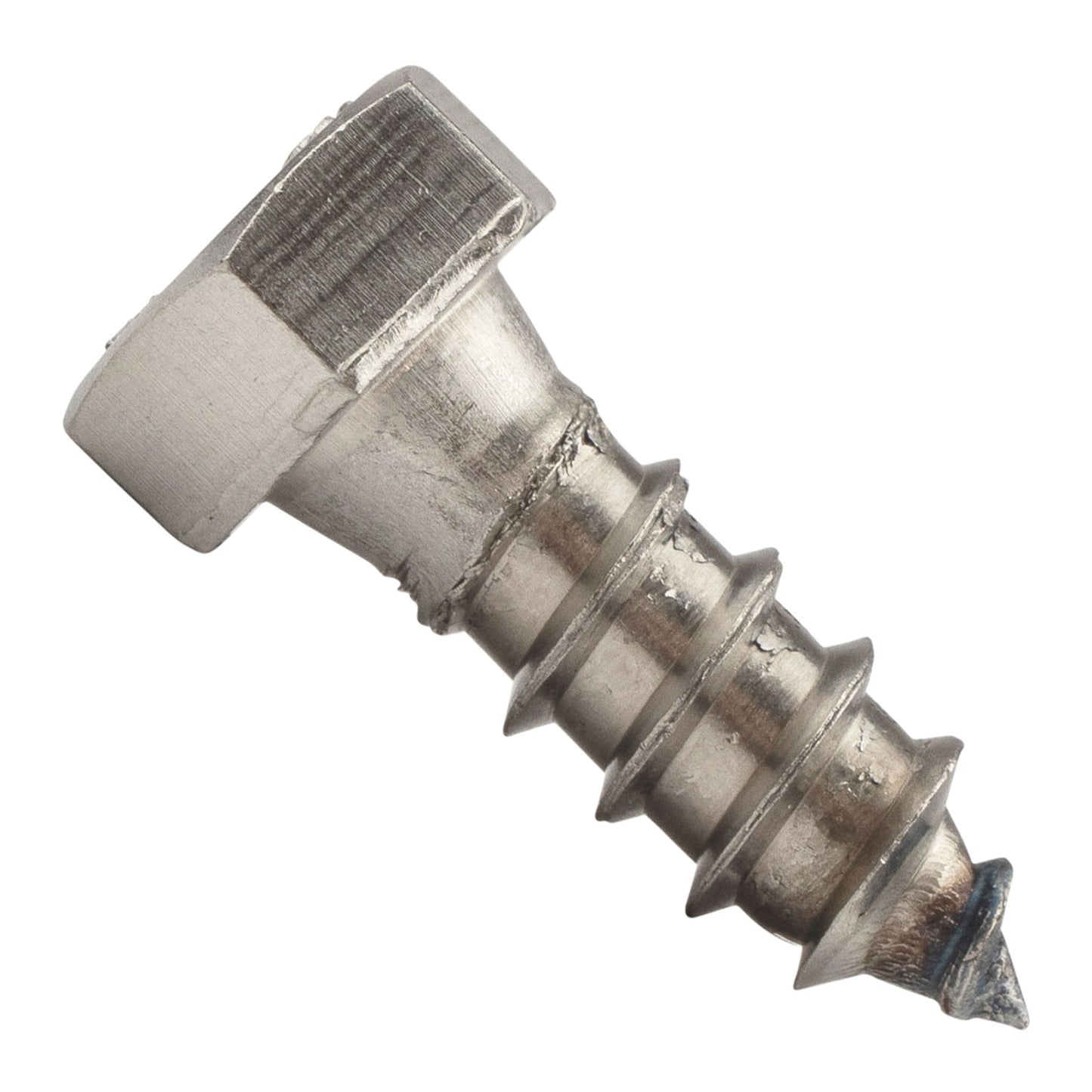 3/8"-7 x 1" Conquest Hex Head Lag Bolt for Wood - 316 Stainless Steel