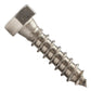 3/8"-7 x 1-1/2" Conquest Hex Head Lag Bolt for Wood - 316 Stainless Steel