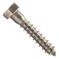 3/8"-7 x 2" Conquest Hex Head Lag Bolt for Wood - 316 Stainless Steel