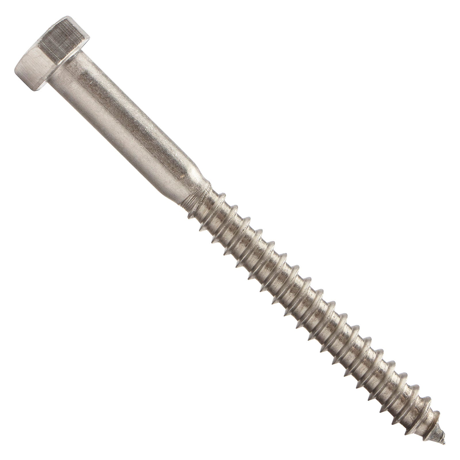 5/16"-9 x 3-1/2" Conquest Hex Head Lag Bolt for Wood - 316 Stainless Steel