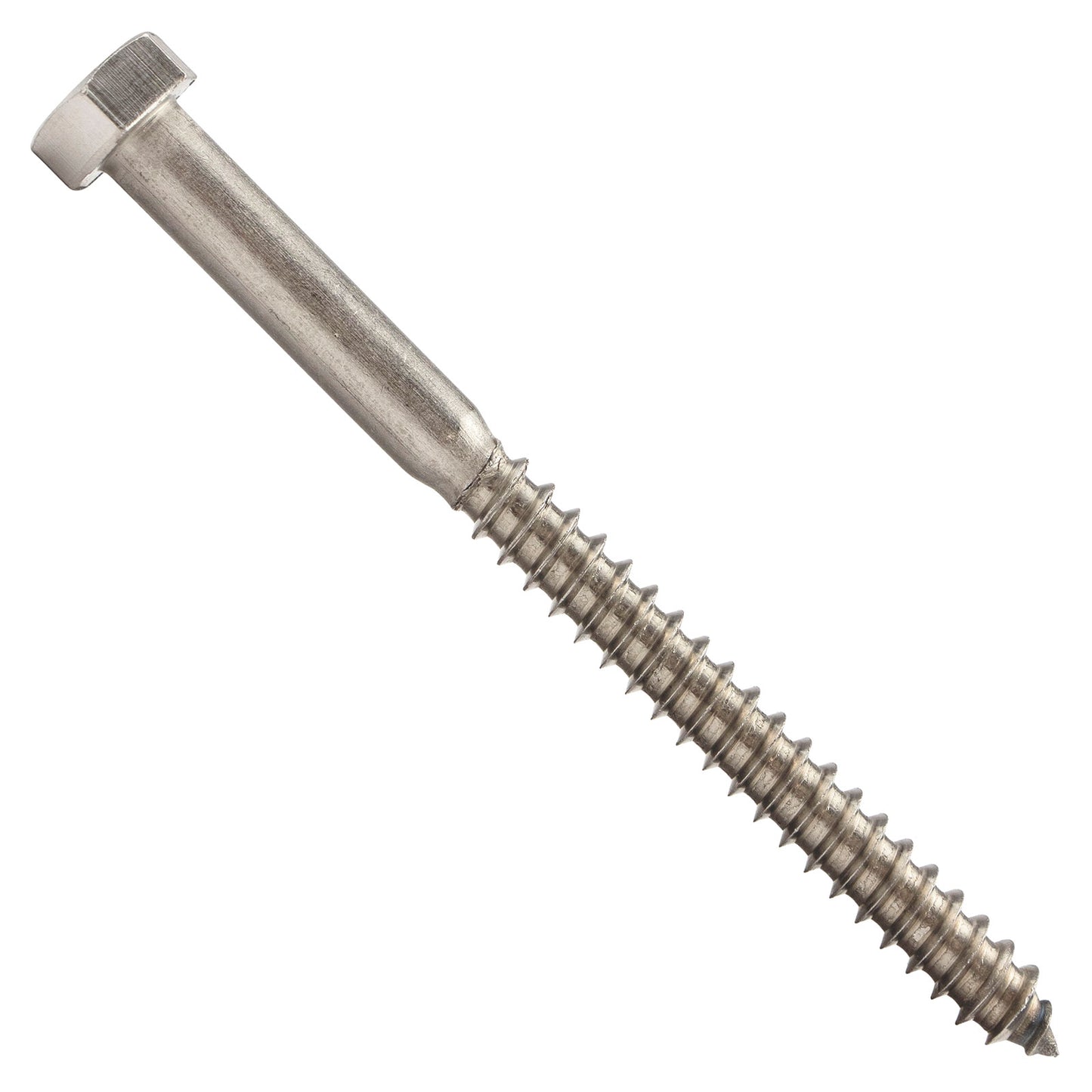 5/16"-9 x 4" Conquest Hex Head Lag Bolt for Wood - 316 Stainless Steel