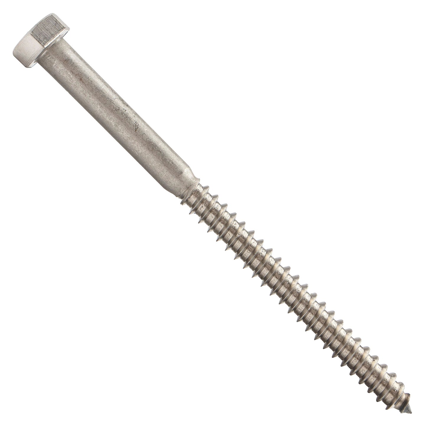 5/16"-9 x 4-1/2" Conquest Hex Head Lag Bolt for Wood - 316 Stainless Steel