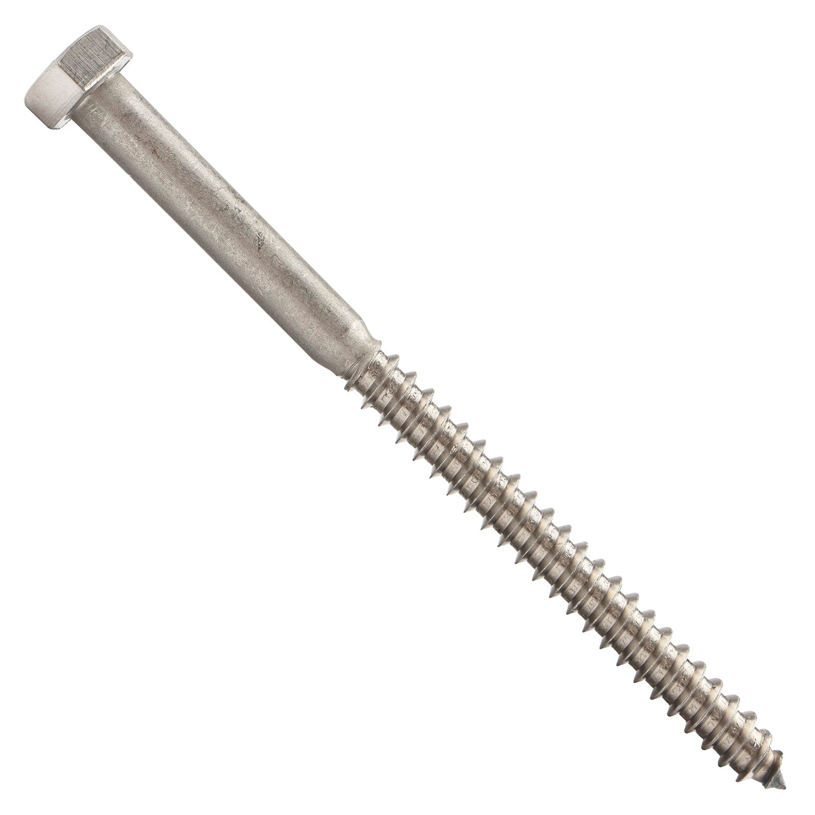 5/16"-9 x 4-1/2" Conquest Hex Head Lag Bolt for Wood - 316 Stainless Steel