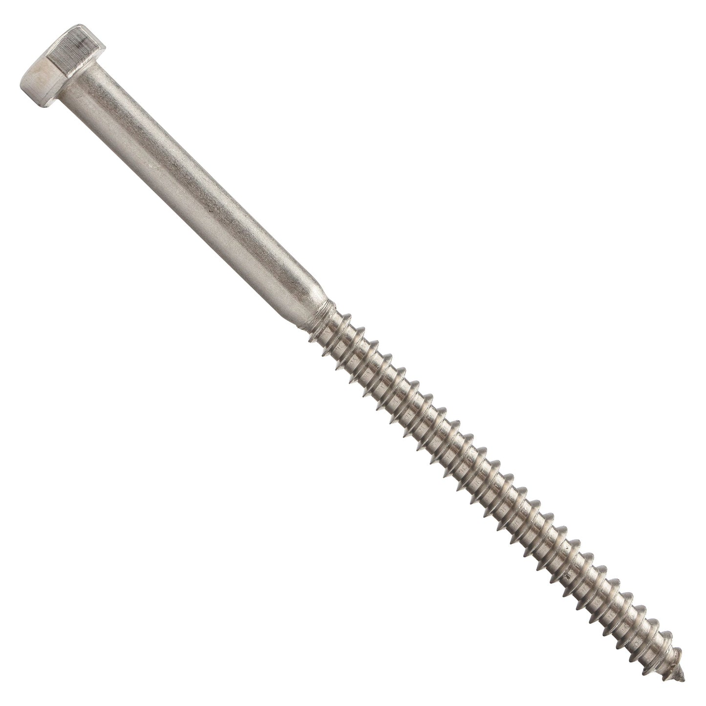 5/16"-9 x 5" Conquest Hex Head Lag Bolt for Wood - 316 Stainless Steel