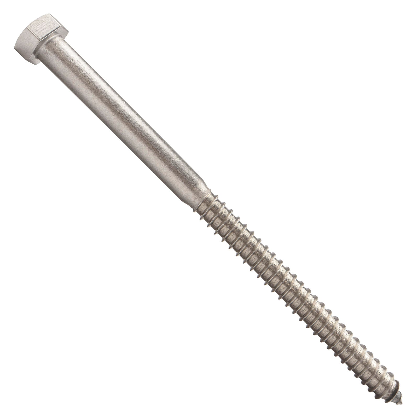 5/8"-5 x 10" Conquest Hex Head Lag Bolt for Wood - 316 Stainless Steel