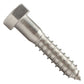 5/8"-5 x 3" Conquest Hex Head Lag Bolt for Wood - 316 Stainless Steel