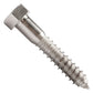 5/8"-5 x 3-1/2" Conquest Hex Head Lag Bolt for Wood - 316 Stainless Steel