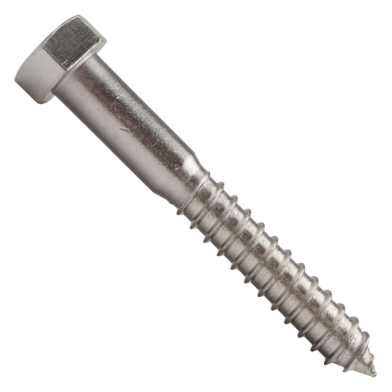 5/8"-5 x 4-1/2" Conquest Hex Head Lag Bolt for Wood - 316 Stainless Steel