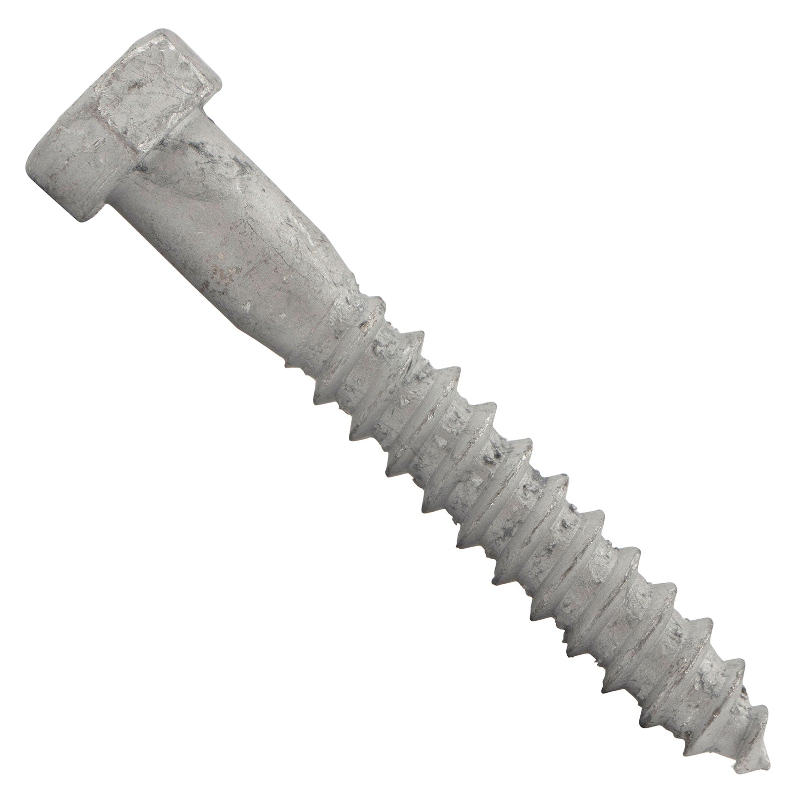 3/8"-7 x 2-1/2" Conquest Hex Head Lag Bolt for Wood - Hot Dip Galvanized