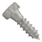 5/16"-9 x 1" Conquest Hex Head Lag Bolt for Wood - Hot Dip Galvanized