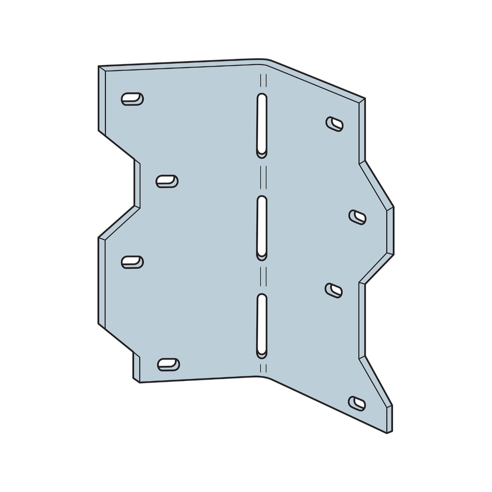 Simpson LS50Z 4-7/8" Reinforcing Angle illustration