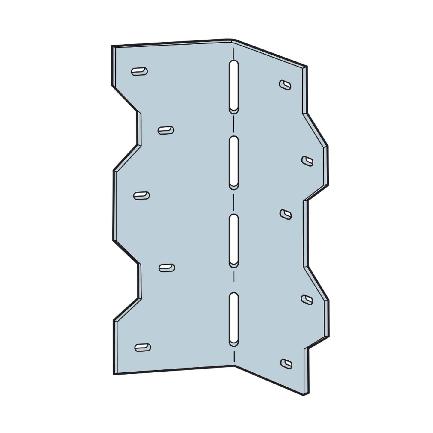 Simpson LS70 6-3/8" Reinforcing Angle - G90 Galvanized