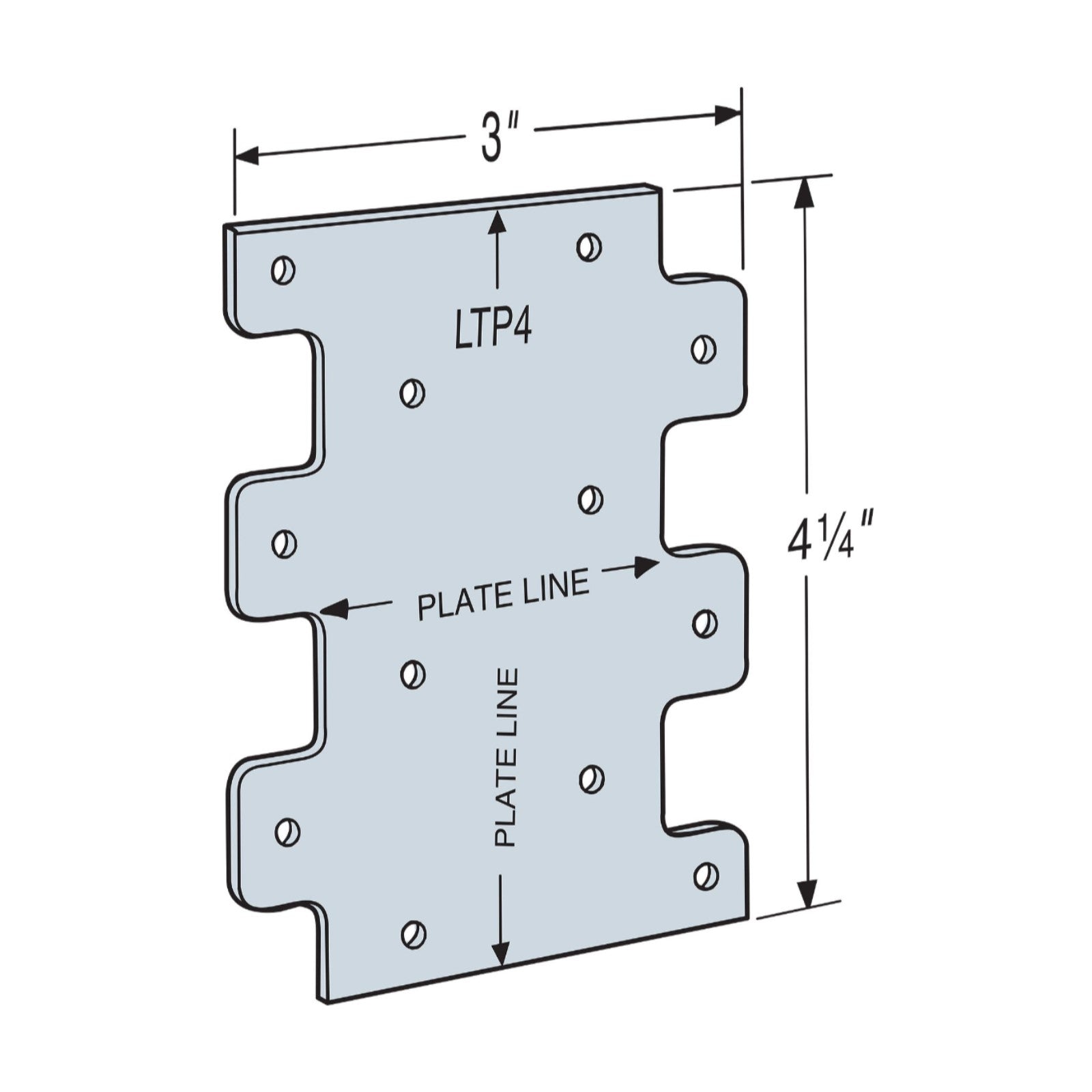 Simpson LTP Lateral Tie Plate