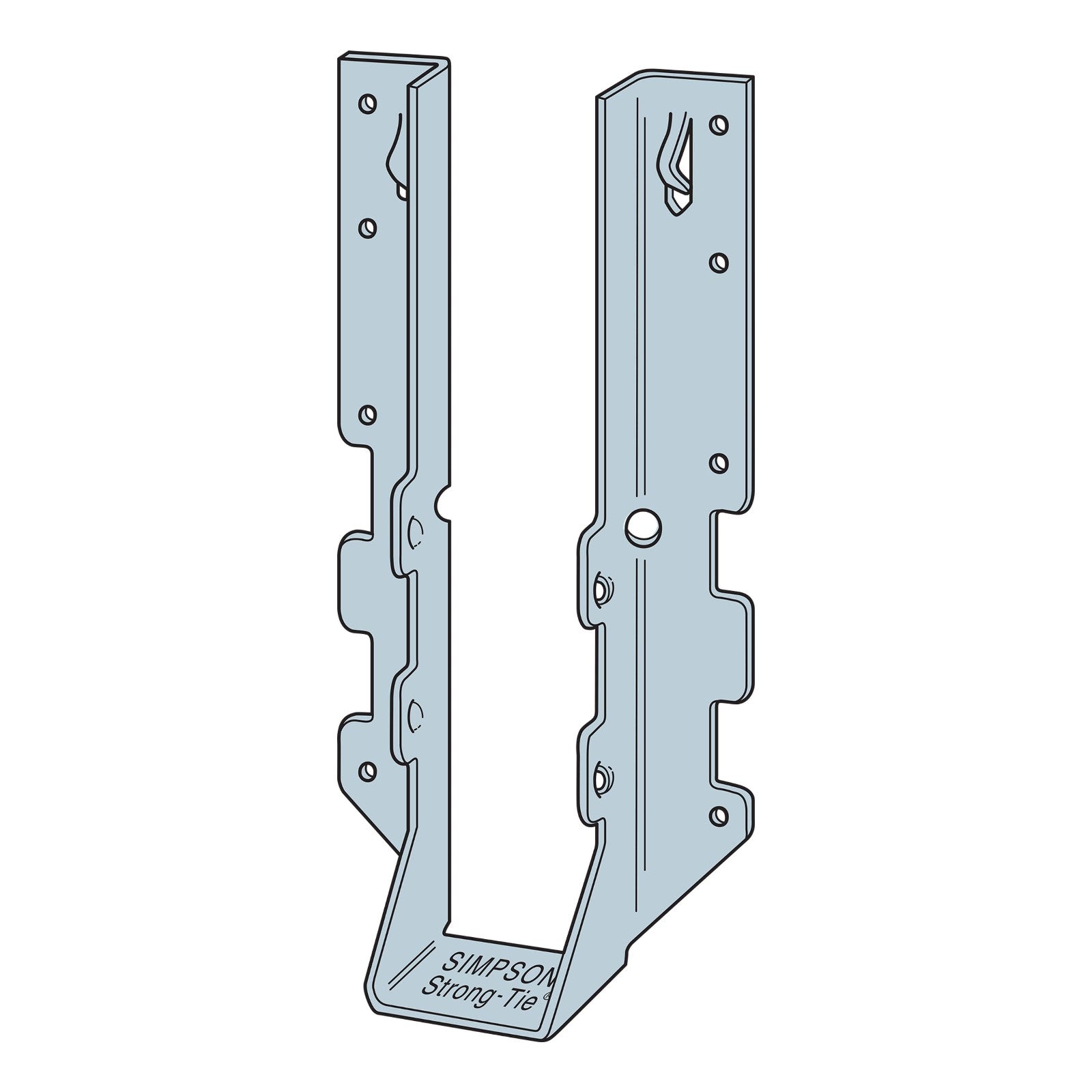 Simpson LUS210 2x10 Face Mount Hanger illustration