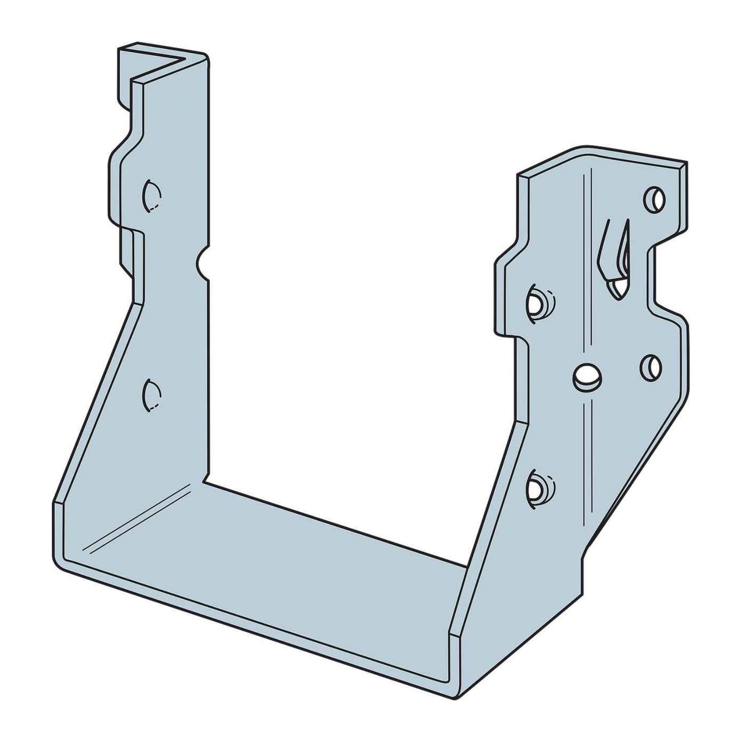 Simpson LUS26-3 Triple 2x6 Face Mount Hanger illustration