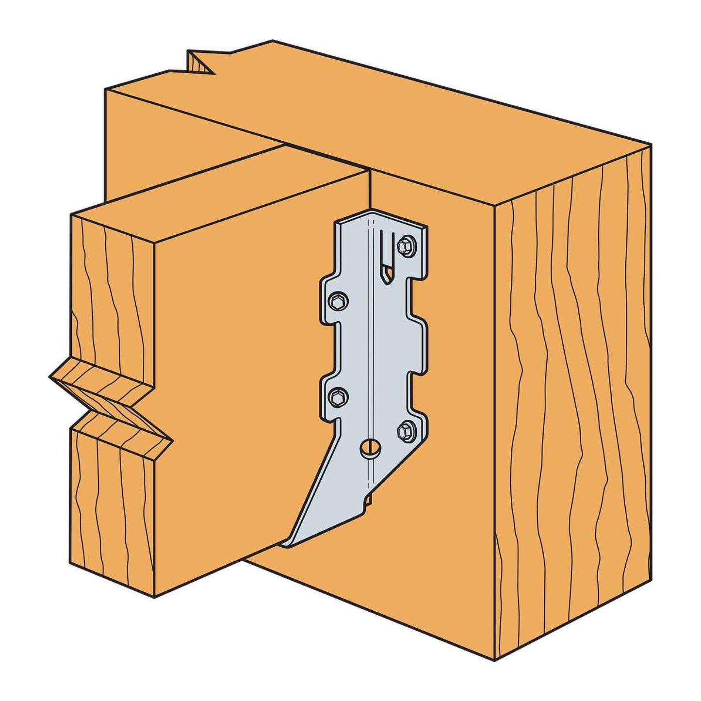 Simpson LUS26SS 2x6 Face Mount Hanger installation