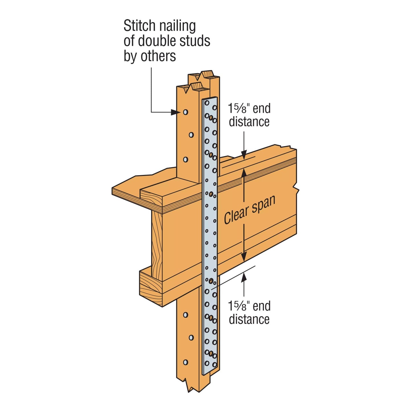 Simpson Strong-Tie 18in medium Strap Tie