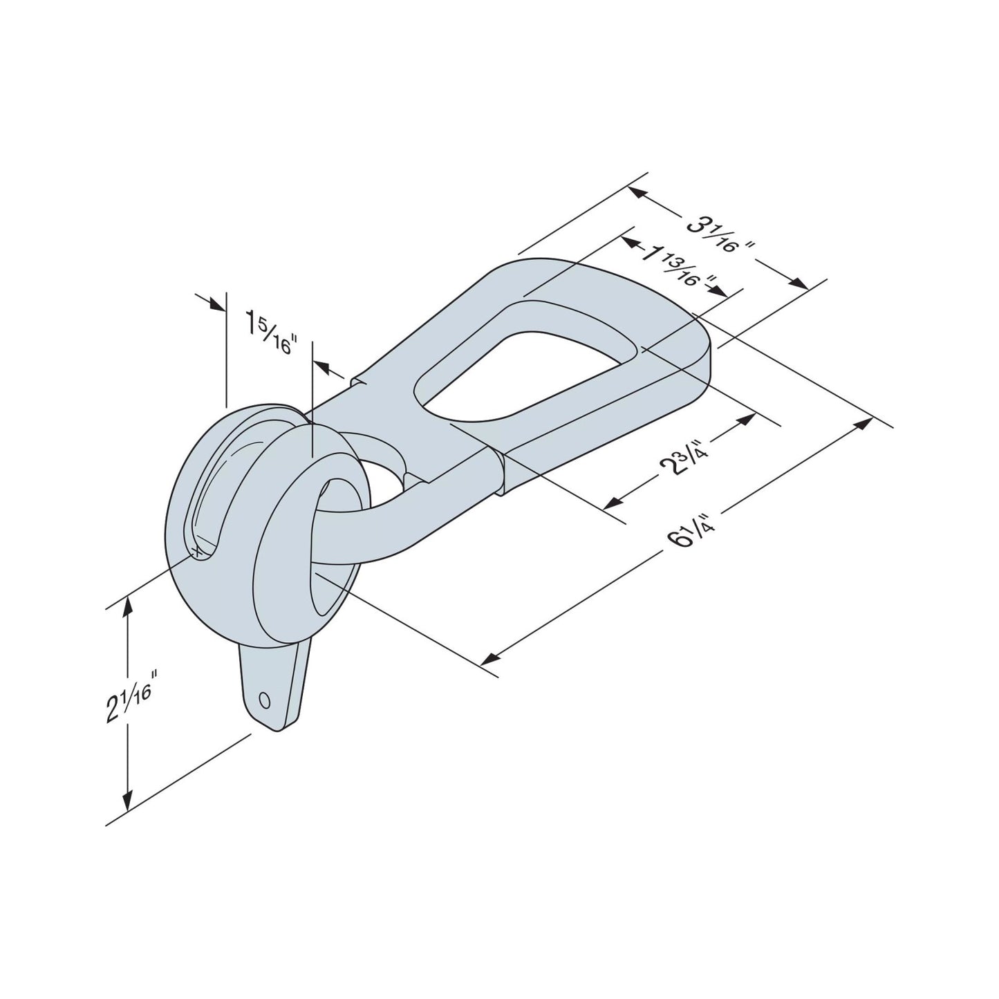 Simpson Strong-Tie MTLD Mass Timber Lifting Anchor, Pkg 2