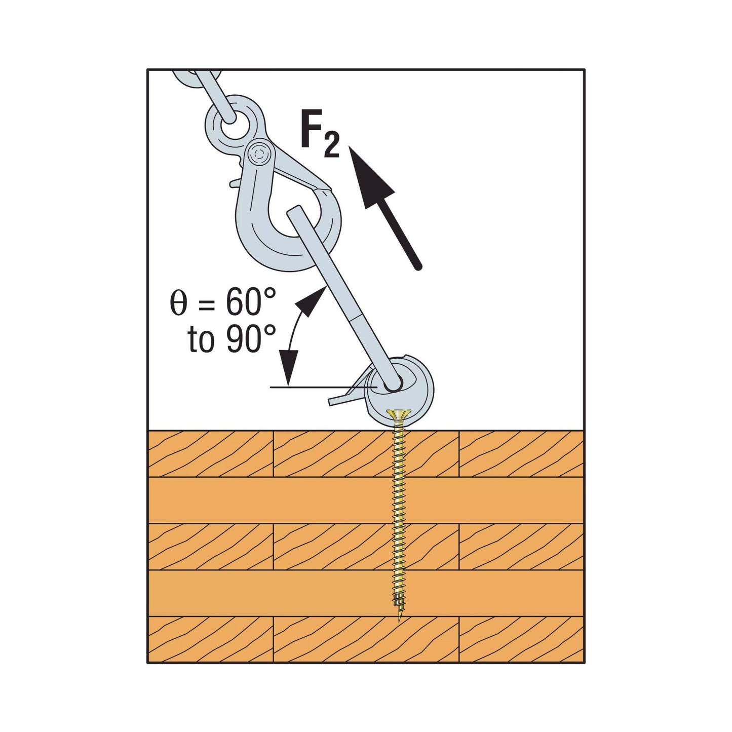 Simpson Strong-Tie MTLD Mass Timber Lifting Anchor, Pkg 2