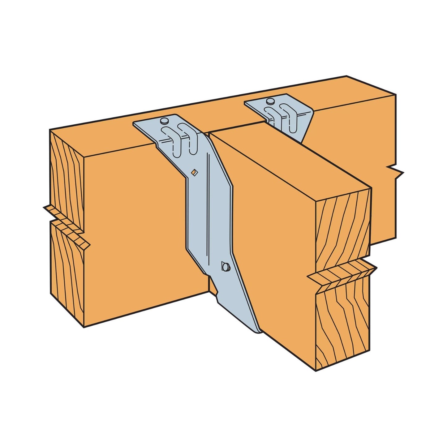 Simpson v2x6 Post Frame Hanger - G90 Galvanized