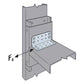 Simpson RCA225/54-R90 Rigid Connector Angle installation