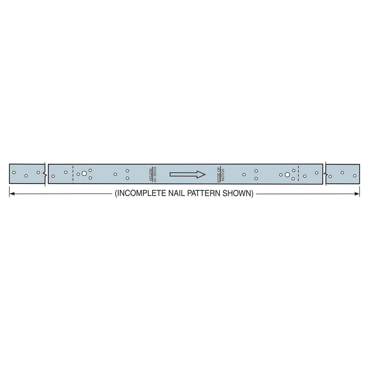 Simpson RPS28 Strap Tie Illustration