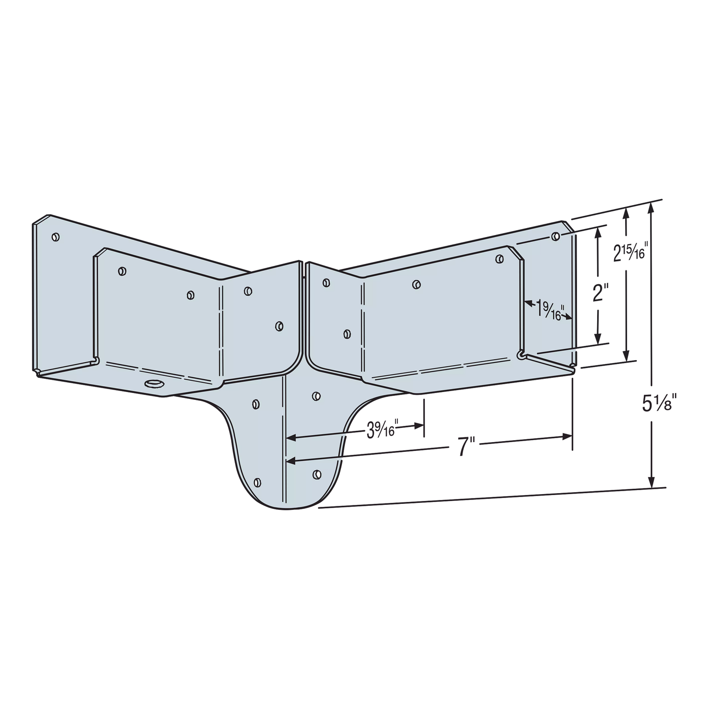 Simpson RTC42Z 2x Rigid Tie Corner - ZMAX