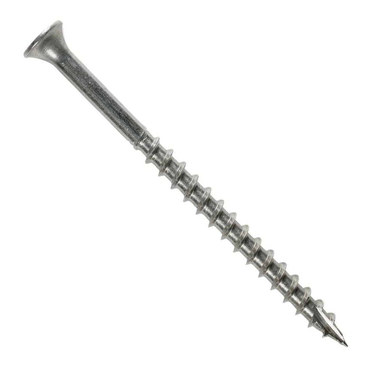 #8 x 2" #2 Square Drive Deck Screw - 305 Stainless Steel, 25 lb. Pkg (Approx 3000)