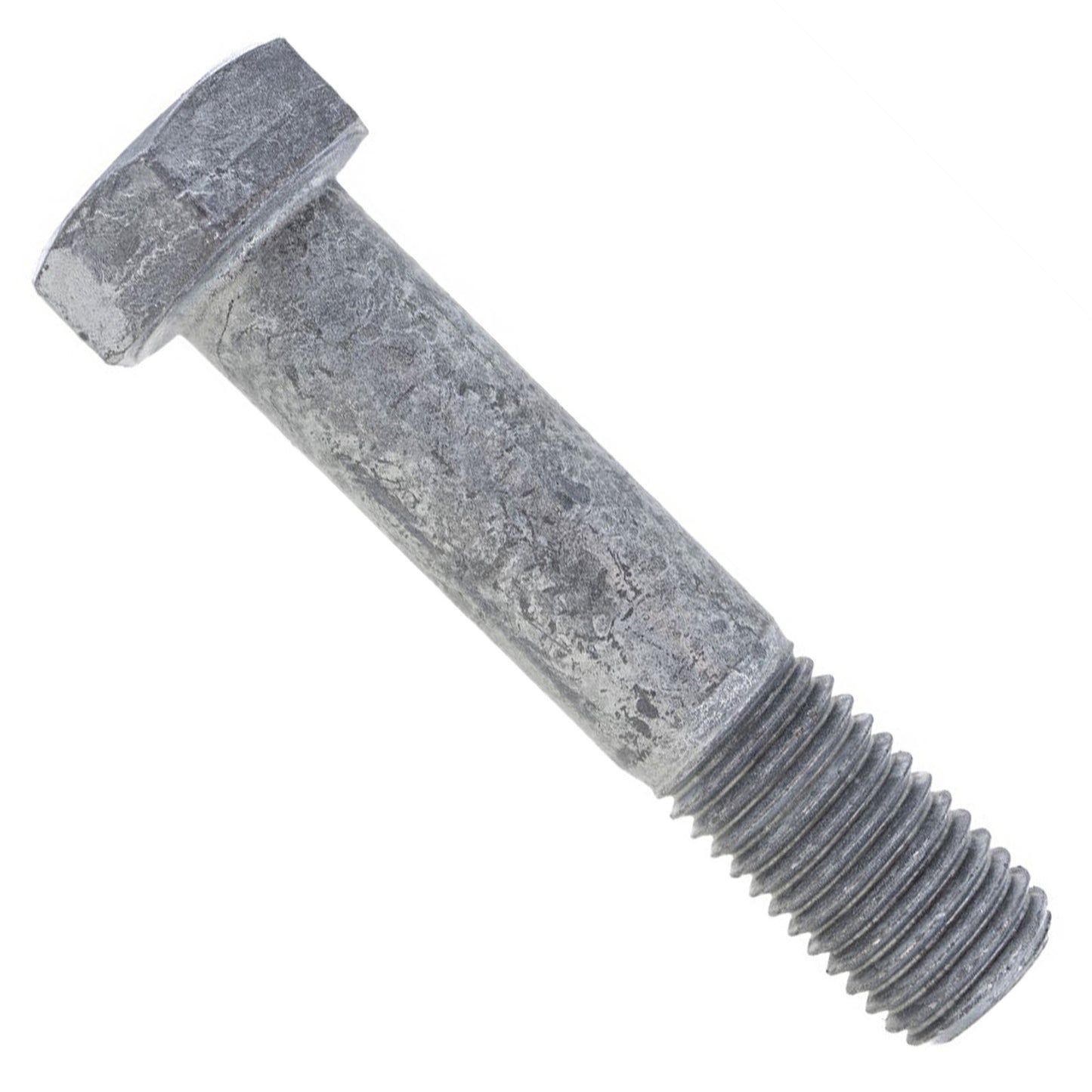 1-1/8"-7 x 5-1/2" Conquest A325 Type 1 Heavy Hex Structural Bolt, Hot Dip Galvanized