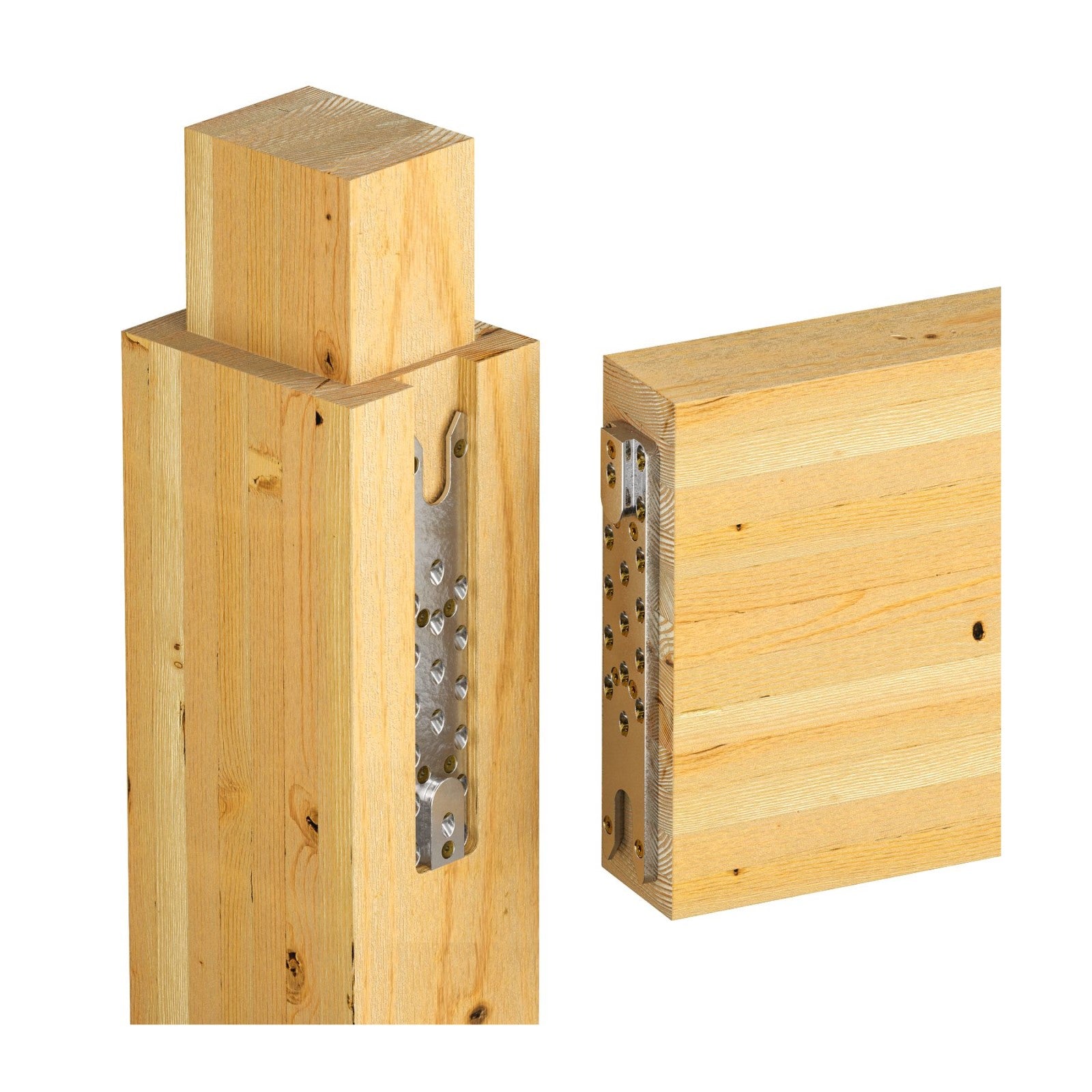 Simpson Strong-Tie 3" x 15 3/8" Electrogalvanized Concealed Beam Hanger (wood to wood)