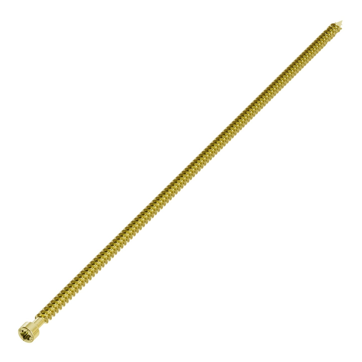 0.390" x 39-3/8" Strong-Drive SDCFC Timber-CF Screw - Yellow Zinc, Pkg 50