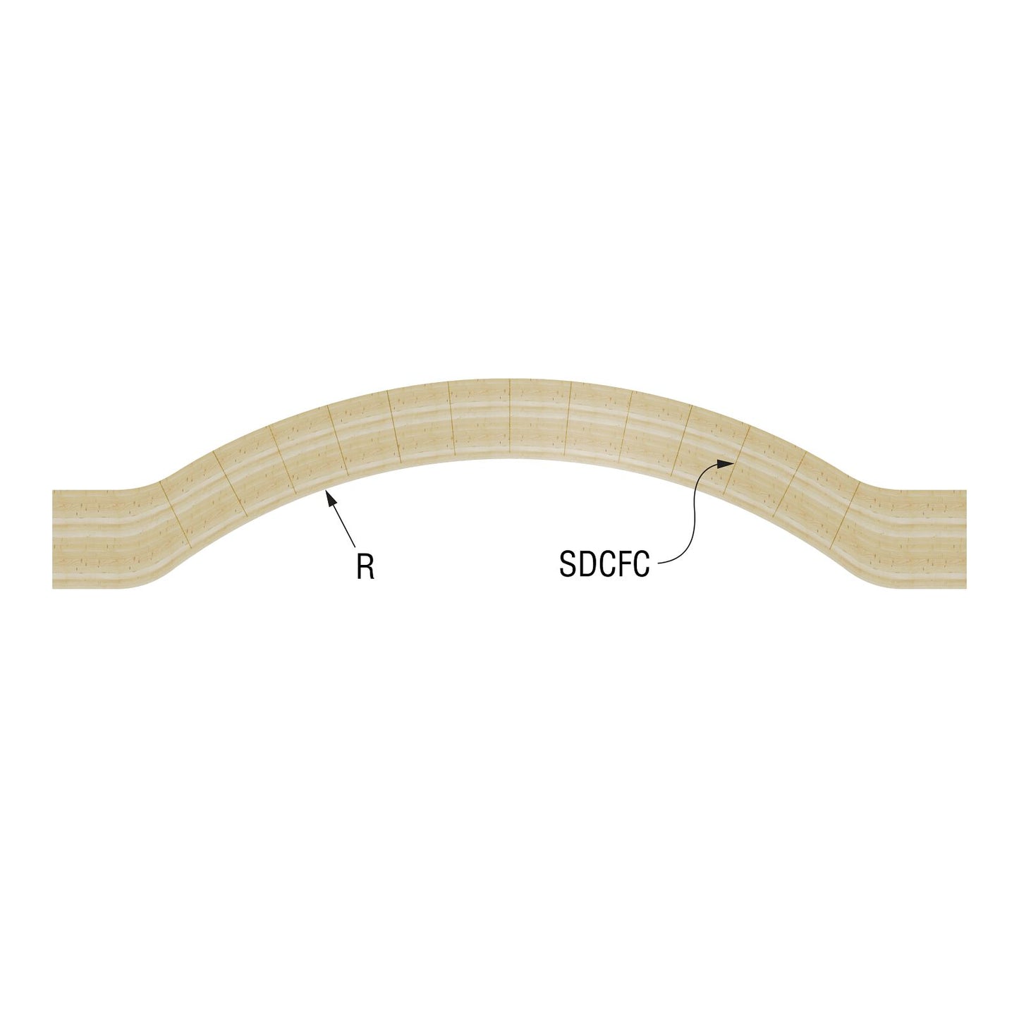 0.390" x 19-5/8" Strong-Drive SDCFC Timber-CF Screw - Yellow Zinc, Pkg 50