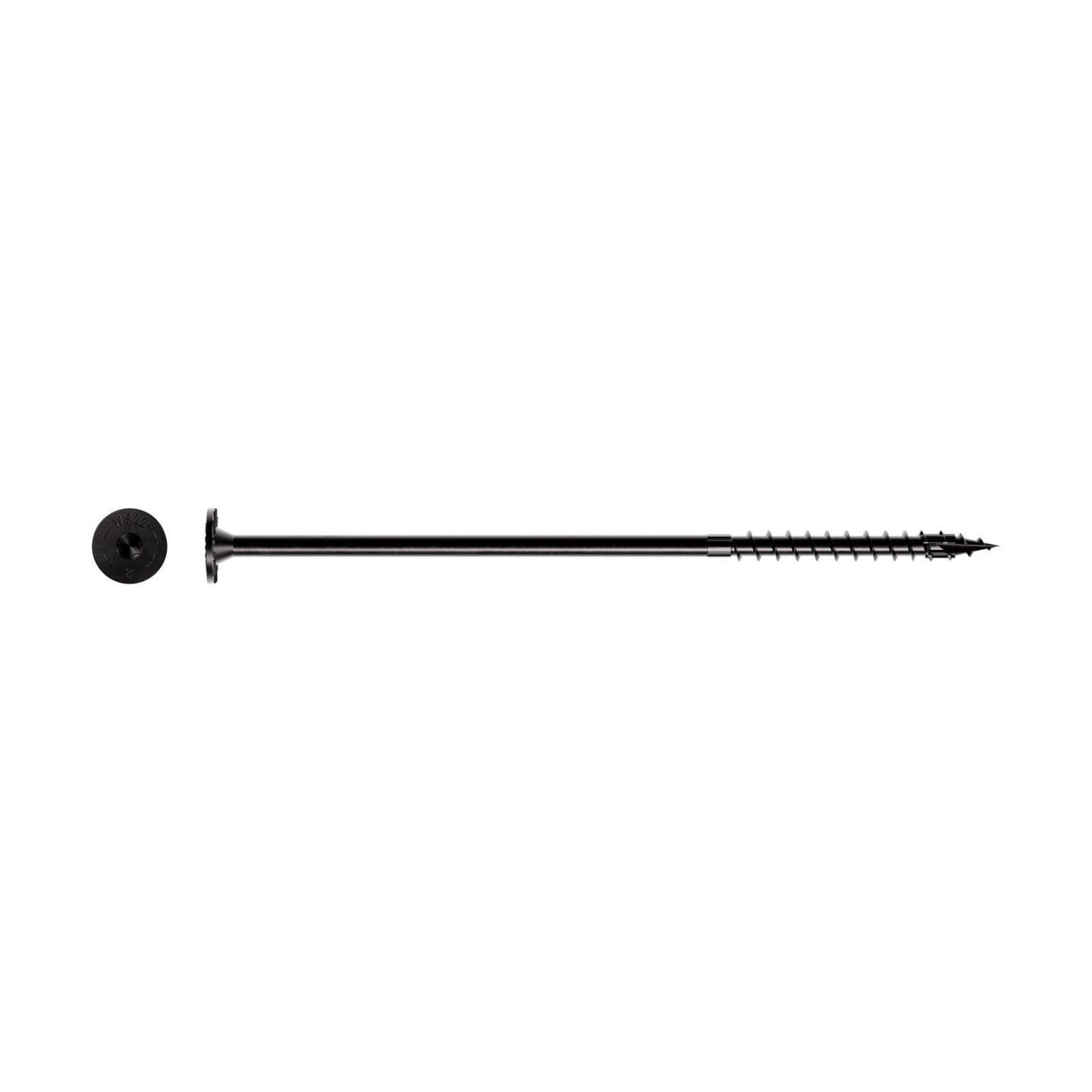 0.220" x 8" Strong-Tie SDWS22800DBB  Timber Screw - Double Barrier Coating, Black