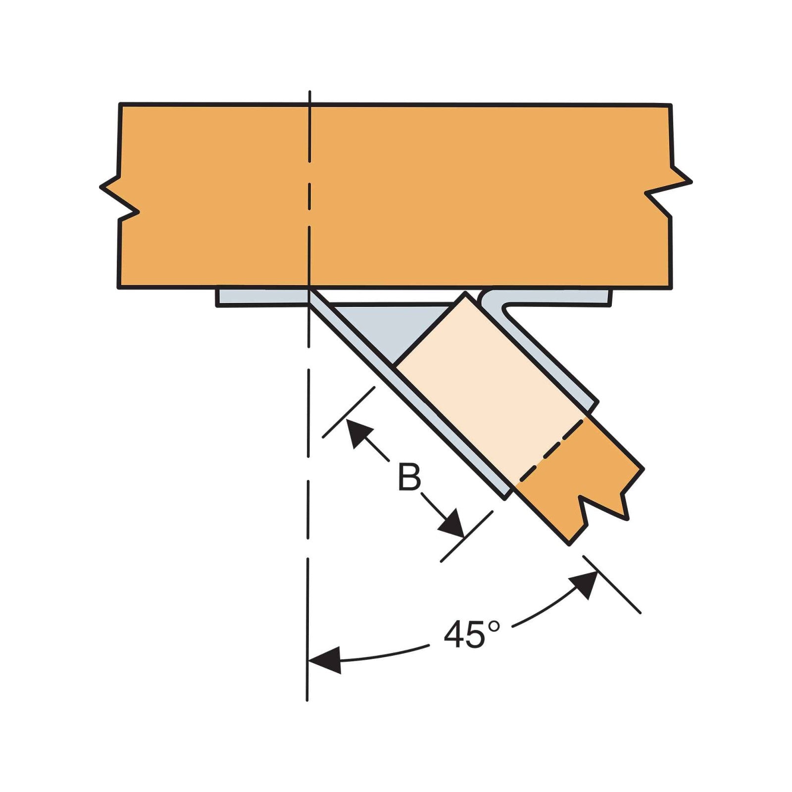  I-Joist Hanger Skewed Right installation