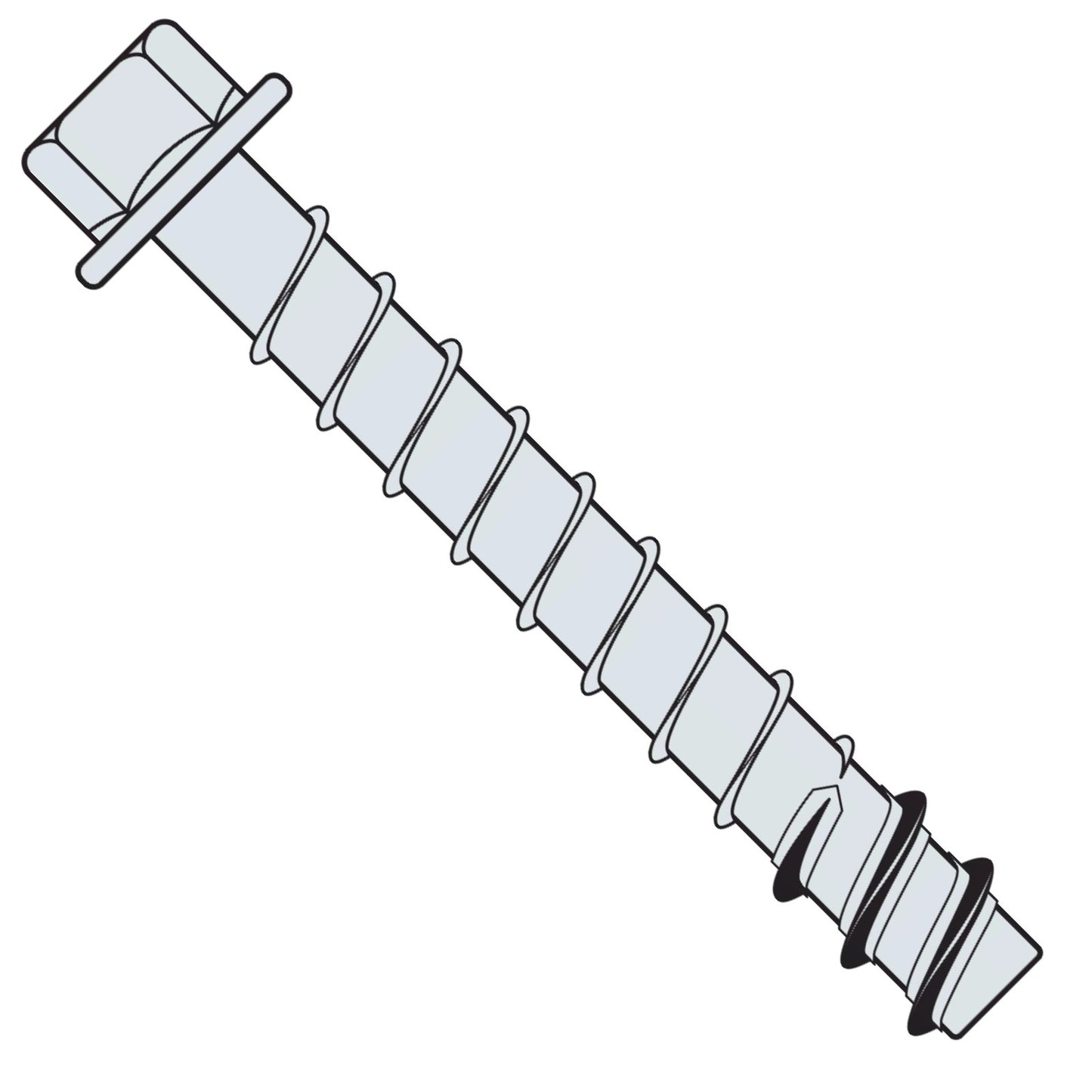 Simpson Strong-Tie Titen HD Heavy Duty Screw Anchor illustration