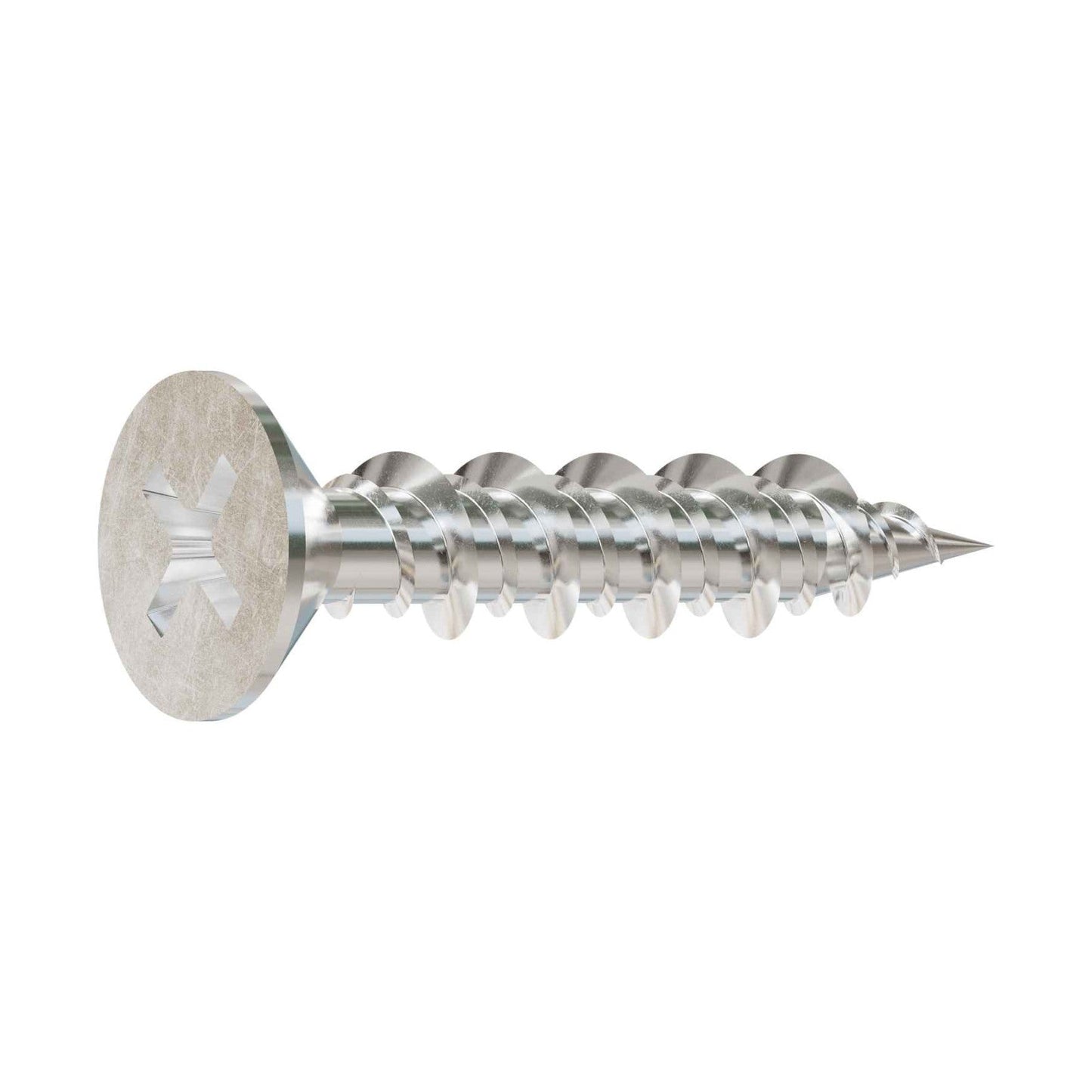 Simpson T06J075FX-RP25 #6 x 3/4" Philips Flat Head Sharx Screw - 316 Stainless Steel, Pkg 25