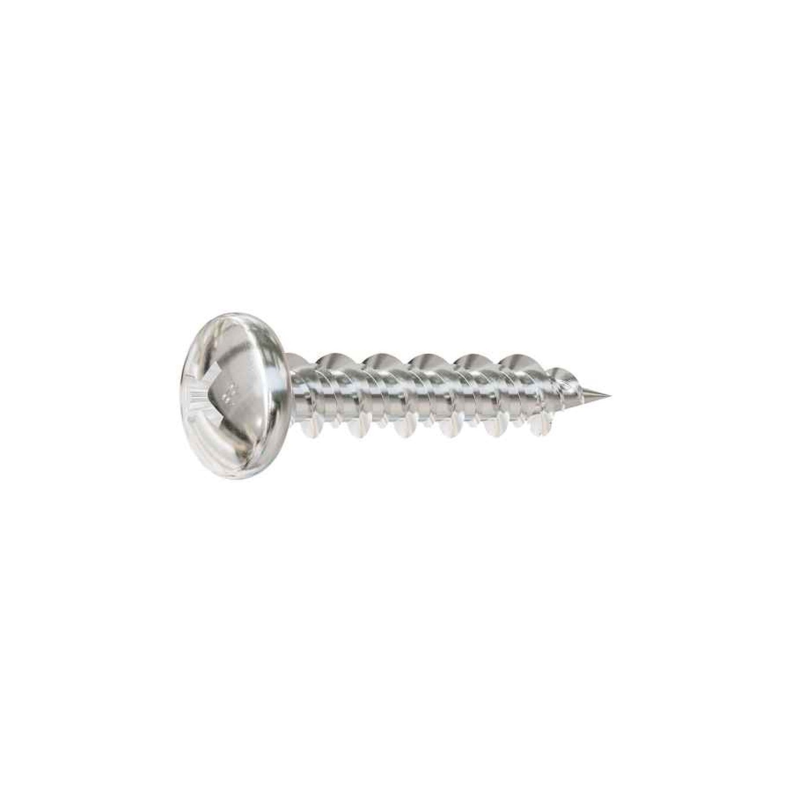 Simpson T06J075PX-RP25 #6 x 3/4" Philips Pan Head Marine Screw - 316 Stainless Steel, Pkg 25