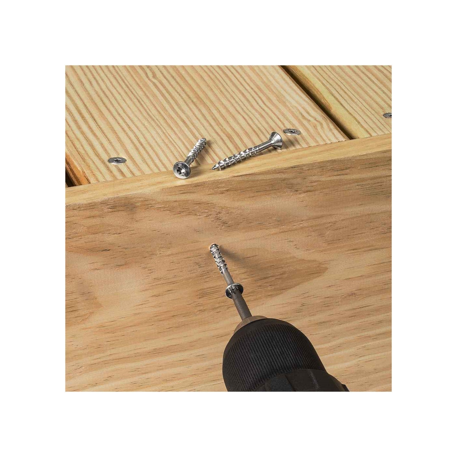 Simpson T07162WP-RP20 #7 x 1-5/8" T15 DWP Trim Head Wood Screw - 316 Stainless Steel, Pkg 20