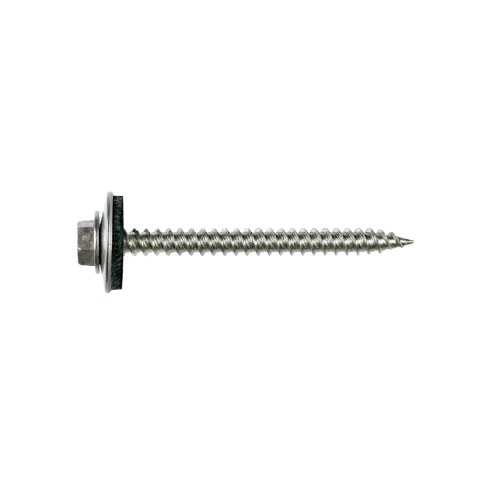 Simpson T09150HWA-RP25 #9 x 1-1/2" Hex Head Metal Panel Screw W/ EPDM Washer - 316 Stainless, Pkg 25