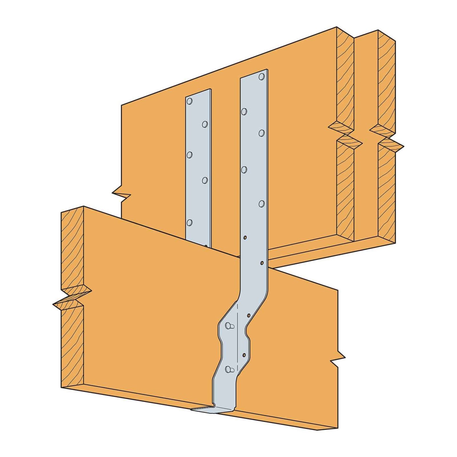 Simpson THA218 2x18 Adjustable Truss Hanger installation