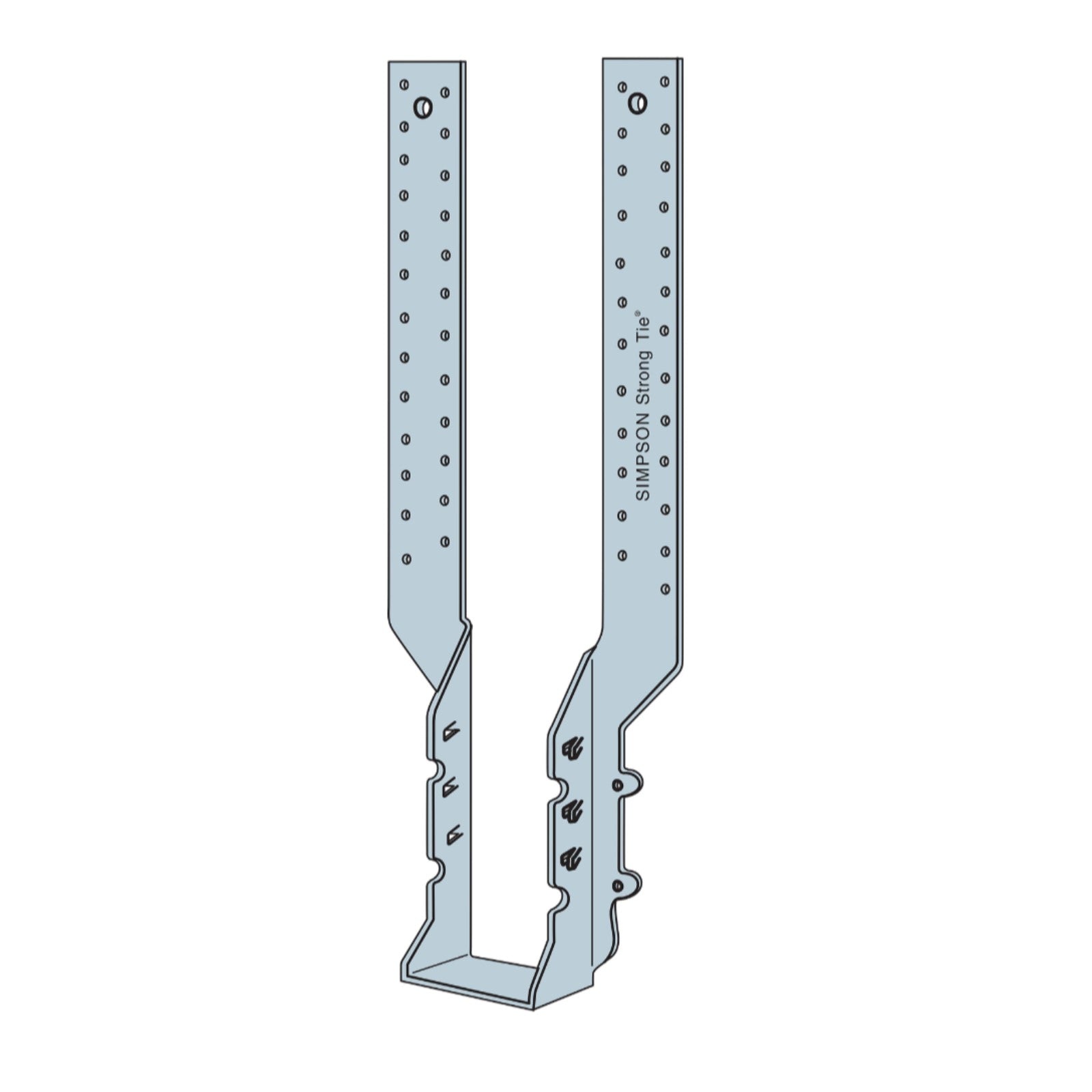 Simpson THA222-2 Double 2x22 Adjustable Truss Hanger illustration