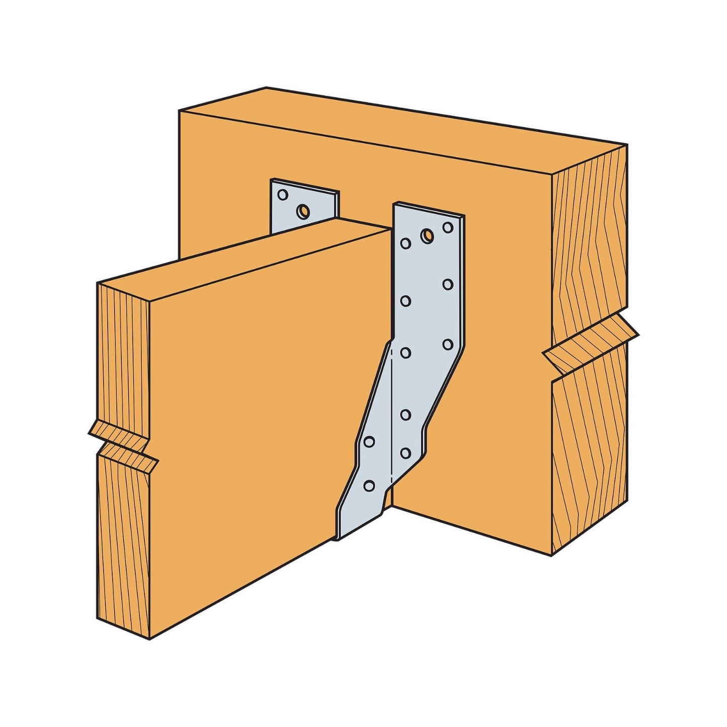 Simpson THA29 2x9 Adjustable Truss Hanger - G90 Galvanized installation