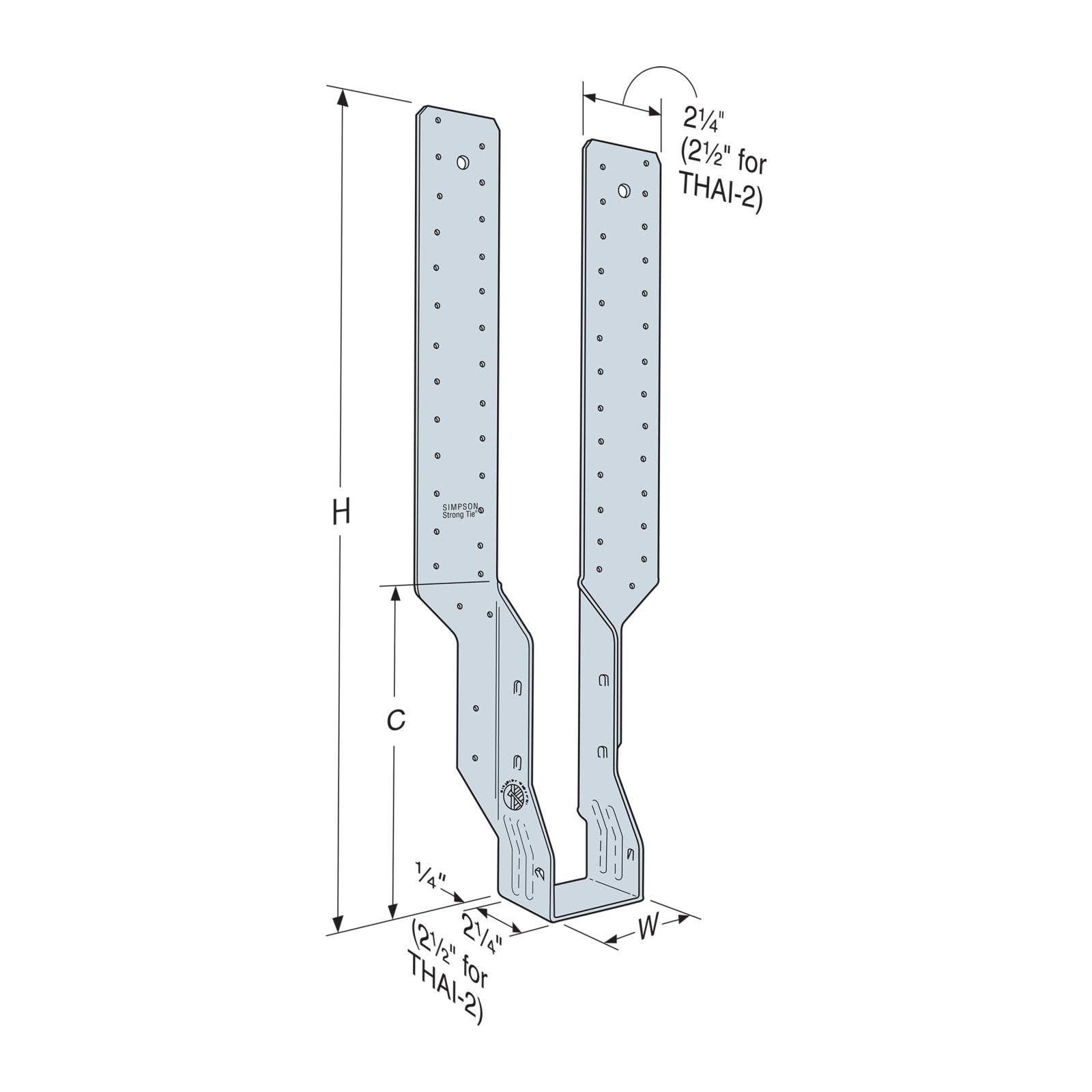 Simpson Strong-Tie Adjustable truss hanger