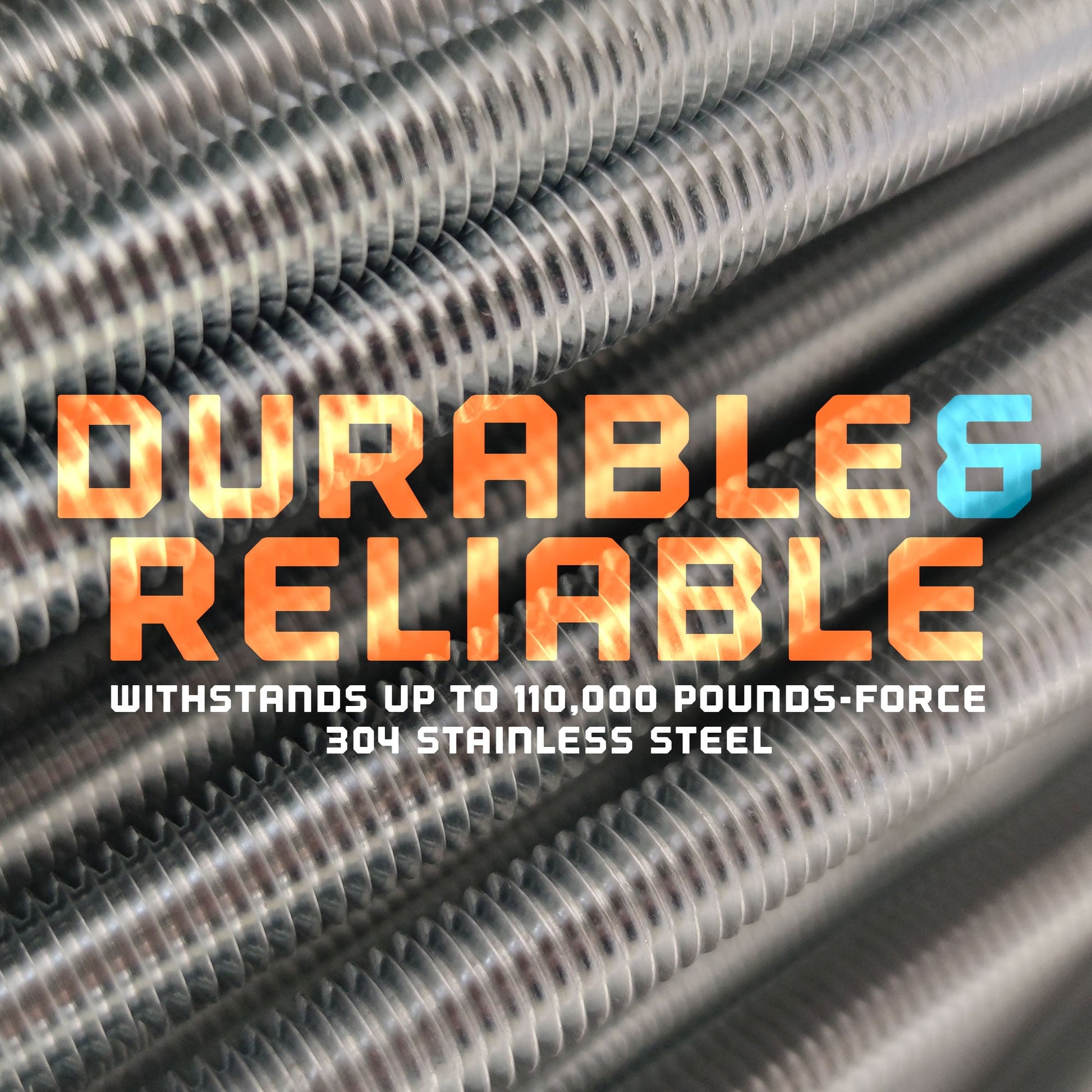 3/4"-10 x 3' 304 Stainless Steel Threaded Rod - Durable & Reliable